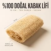 Anatolia Soap Doğal Kabak Bulaşık S&uuml;ngeri 10 cm Doğal Lifler Anti-Bakteriyel 1 Adet