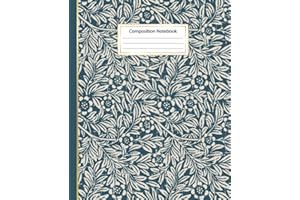 Composition Notebook: Wide Ruled Paper Notebook Journal | Blank Lined Workbook for Teens Kids Students Girls for Home School College for Writing Notes ... Premium cover | 7.5 x 9.25 in - 110 pages.