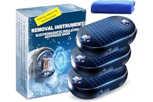 BNOYONERAS Elektromagnetische Molekulare Interferenz Frostschutzmittel Schneeräumungswerkzeug Tragbarer Autoentfroster Frostschutz Antifreeze Electromagnetic Car Snow Removal Device Winter Auto Zubehör (Color 2)