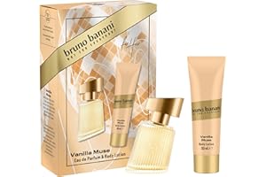 ‎BRUNO BANANI bruno banani Vanilla Muse Eau de Parfum für Damen und parfümierte Bodylotion, Vanilleduft, anziehend und feminin, 30 ml, 50 ml
