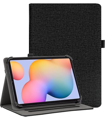 Custodia In Pelle PU Con Funzione Stand Per TECLAST P40S / Nuovo P40HD 2023 / Nuovo M40 Plus 2023 - Auto Sleep/Wake, Nero