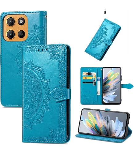 ILING Cover per Motorola Moto G15 / MOTO G15 Power, Compatibile con la Ricarica Magnetica, Ultrasottile Semplice Tinta Unita Morbido Liquido Silicone TPU Antiurto Matte Custodia (Blu