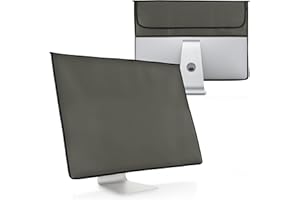 ‎KWMOBILE kwmobile Hülle kompatibel mit 20-22" Monitor - mit 2 Fächern auf Rückseite - Schutzhülle in Dunkelgrau