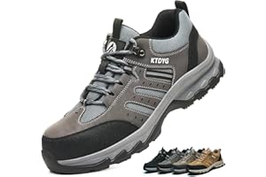 KTDYG Steel Toe Cap Trainers Men Women Safety Trainers Lightweight Comfortable Safety Shoes Breathable Non Slip Work Trainers
