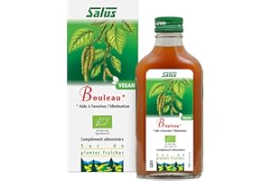 SCHOENENBERGER Salus – Bouleau BIO – Complément Alimentaire à Base de Suc d'Aubépine BIO – favorise l'élimination rénale de l'eau et contribue au fonctionnement des voies urinaires – Végan, Sans Additifs – 200 ml