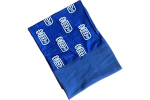 Real Oviedo | Braga Polar Azul Escudo, 45x25cm Unisex