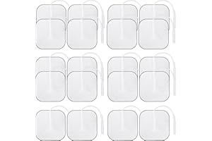 AWSGHLF Tens Electrodes Pads - 20PCS Self Adhesive Reusable Electrodes Pads for Tens Acupuncture Digital Therapy Machine Massager Electrotherapy Tens Pads for Tens Machine, 4CM