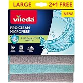 Vileda Pro Clean Aktif Enzimli Mikrofiber Temizlik Bezi, 3&rsquo;l&uuml; Paket