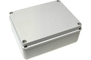 LVE 240x190x90 Waterproof Junction Box with Smooth Walls IP56 Adaptable Box JB245B