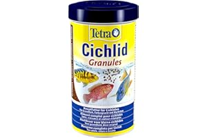 Tetra Cichlid Granules (mieszanka karmy głównej dla średniej wielkości cichlidów, 2 różnych granulatów), puszka 500 ml