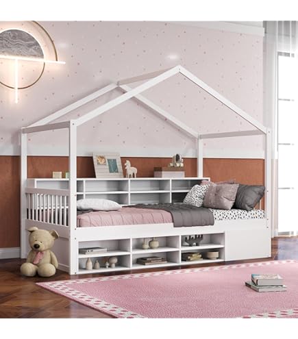 Lit enfant VitaliSpa Wiki, lit cabane, lit aire de jeux, 80 x