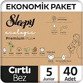 Sleepy Ecologic Ekonomik Paket Bebek Bezi 5 Numara Junior 40 Adet