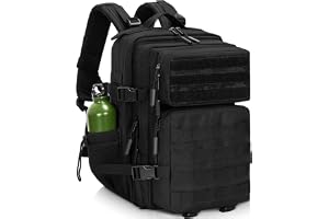 OUUTMEE Militär taktisk ryggsäck (25 L / 35 L / 45 L), MOLLE ryggsäck för män och kvinnor, armé Assult kamouflage jakt dagväs