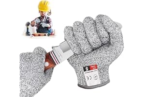 BINXIRUI Schnitzhandschuh Kinder, Schnitthandschuhe für Kinder Kürbis Schnitzset, Kastanienbohrer Kinder, Schnitzmesser Kinder, Säge Kinder, Kindermesser, Kids Werkzeug, Geeignet für 5-8 Jährige