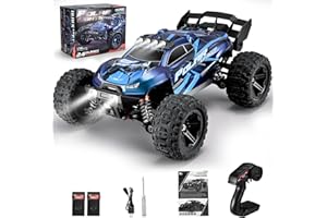 Lischwert Auto telecomandata 1:14 4WD RC auto per bambini dagli 8 anni in su, 2,4 GHz 60 km+/h veicolo RC ad alta velocità, auto giocattolo da corsa hobby, regali per ragazzi e ragazze