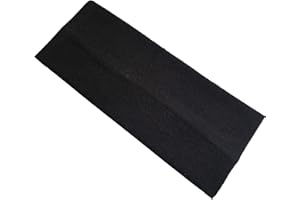 SHOES LANE New 8cm Wide Ladies Men Unisex Sports Gym Stretchy Plain Hairband Headband Alice Style (Black)