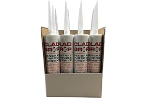 Clad Grip Adhesive Box for Bathroom Cladding & Ceiling Panels Qty 12 Tubes 310ml by DBS