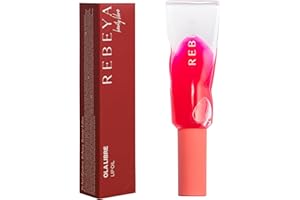 REBEYA Ola Libre Lip Oil - Olio Labbra Idratante, Nutriente e Non Appiccicoso, Effetto Glow, Aroma Anguria - Made in Italy