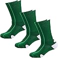 Dress Cici Men's Cycling Socks Sport Crew Length Socks Athletic Cycling Socks 3Pairs