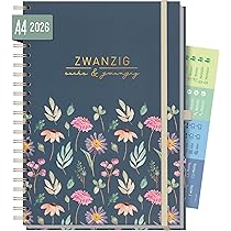 Häfft® Business-Timer 2026 A5 – Wochenplaner Mit Folienprägung, Halb-Stunden-Takt, Nachhaltig & Klimafreundlich