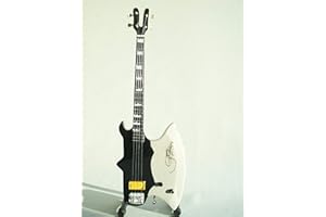 MUSIC LEGENDS COLLECTION Mini Chitarra da Collezione Replica in Legno - Kiss- Gene Simmons - Axe Bass