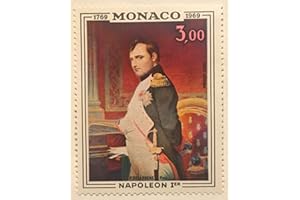 Générique Monaco. Timbre de Collection Neuf** de 1969. Poste aérienne No 94. Art : Napoléon 1er de Delaroche. par des Livres Express