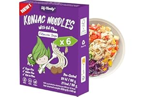 ‎ELF-FAMILY Elf-Family Konjak Nudeln [Fettuccine] aus Thai -240g x6er Box(12 pack), Low Carb Lebensmittel Vegan Glutenfrei, Shirataki Nudeln Instant Pasta/Keto Diet Food/Kalorienarme/Zuckerfrei