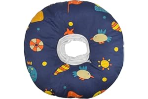 CHANGRONGSHENG Pet Cone Collar Cat Recovery Collar Pet Protective Elizabeth Collar Adjustable Pet E-Collar Soft Cotton Cone Anti Lick Anti Bite Collar Quick Healing After Surgery for Cat Kitten Puppy Dog, 1-2.5kg