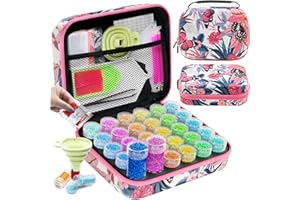 ARTDOT 30 Slots Diamond Painting Accessori, Diamond Painting Kit Completo per Pittura Diamante 5D, Unghie, Gioielli, Artigianato d'Arte E Punto Croce