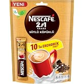 NESCAF&Eacute; 2'si 1 Arada S&uuml;tl&uuml; K&ouml;p&uuml;kl&uuml;, 10 G x 40 Adet