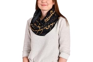 Elbenwald Echarpe Boucle Le Seigneur des Anneaux The One Ring Ø79cm Noir