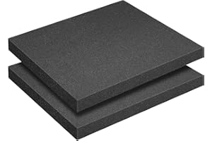 GIONAR 2 pezzi Imbottitura gommapiuma,Spugna per valigette 400 x 300 mm, imbottitura valigia,poliuretano espanso altezza: 40 mm