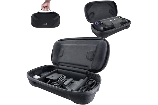 JSAUX Funda De Transporte De Gran Capacidad para ROG Xbox Ally/Ally X | Carcasa Rígida, Dos Niveles para Consola Y Accesorios, Forro Suave, Protección Joysticks, Ranuras SD/micro SD, BG0136
