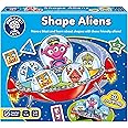 Orchard Toys Shape Aliens Game, Space themed Board Game, Family Fun, Family Game, Perfect for Kids Age 3-6