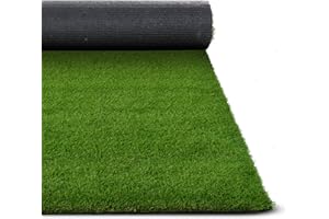 casa pura Erba Sintetica con Manto di Varie Altezze (da 14 a 50 mm) | Prato Finto da Esterno Drenante, Tosca - 35 mm | Rotoli in Varie Misure - 100x150 cm