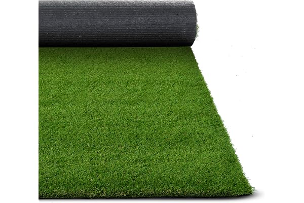 casa pura Gazon Synthetique - Pelouse Artificielle | Pelouse Synthetique Exterieur en 6 Epaisseurs | Herbe Effet Naturel au mètre | Tosca (35mm) - 100x150 cm
