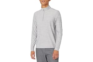 Greg Norman Herren L/S Heathered 1/4-zip Mock Viertel-Reißverschluss