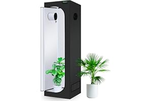BOSYTRO Grow Tent,Grow Box,Tenda per Coltivazione Indoor 60 x 60 x 180CM di Tenda Idroponica Adatta per la Coltivazione di Un'ampia Gamma di Frutta e Verdura all'interno o all'esterno