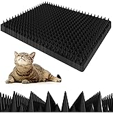 Petfolio 12'li Paket Y&uuml;kseltilmiş Kedi Kovucu Mat - 40,64 cm x 33 cm Kediler İ&ccedil;in D&uuml;zensiz Sivri U&ccedil;lara Sahip Scat Matı, Kedi