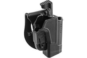 ORPAZ Defense Level 2 Retention Tactical Thmub Release Safety Holster, Tention Adjustment, Rotating 360 ROTO Paddle for Sig Sauer p320/ P250 Full Size and Compact