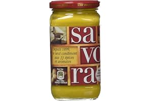 Savora Sauce Condiment Moutarde Epice Aromate Amora Bocal 385 g - Lot de 6