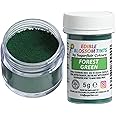 Sugarflair Forest Green Food Colouring Powder Dust, Use on Cake Surfaces, Decorations or Colour Sugarpaste, Fondant, Icing, Chocolate, Buttercream, Royal Icing, Macarons and More! - 5g
