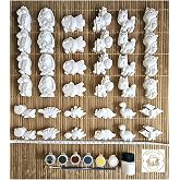 36 Adet (3D) Hayvanlar Alemi Taş Boyama Fig&uuml;r &Ccedil;ocuk Gelişimi Boyama Etkinlik Seti Zoo Stone Painting