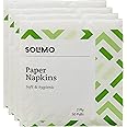 Amazon Brand - Solimo 2 Ply Paper Napkins - 50 Pulls (Pack of 4)