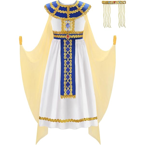 Costume Odalisca Azzurro Per Bambina - Travestimento Carnevale Con Top Paillettes E Fasca - Taglia L (10-12 Anni, 130-140 Cm)