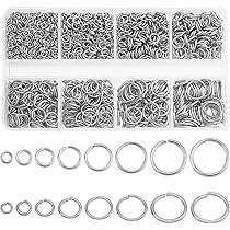 4 Stück Schraub-Karabinerverschlüsse Aus Edelstahl – 26 Mm Oval, Mit Strasssteinen, Für Schmuck & Schlüssel