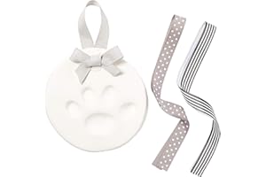 Pearhead Pet Paw Prints pies lub kot łapa nadruk pamiątka ozdoba, kreatywna pamiątka przez cały rok, doskonała dla każdego miłośnika zwierząt domowych lub właściciela zwierząt domowych