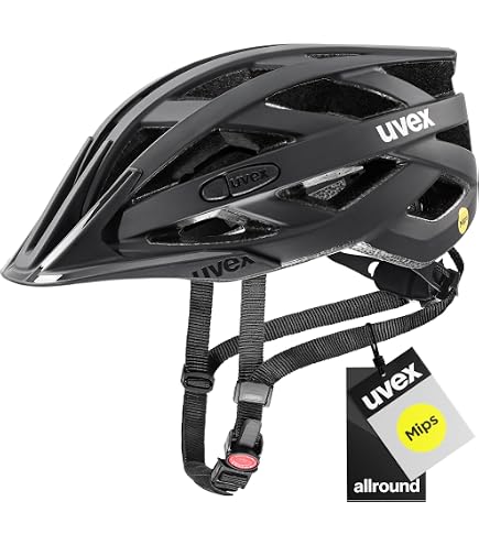uvex City i-vo - Leichter Fahrradhelm für Damen und Herren - individuelle Größenanpassung - LED-Licht - deep Space matt