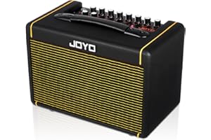 JOYO 20W Guitar Amp for Acoustic Guitar Built-in Bluetooth and Battery with Reverb Chorus Delay Effect for Practicing and Outdoors (AC-20S)