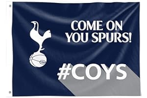 FOCO Officially Licensed Tottenham Hotspur FC Motivational Slogan Football Club Flag